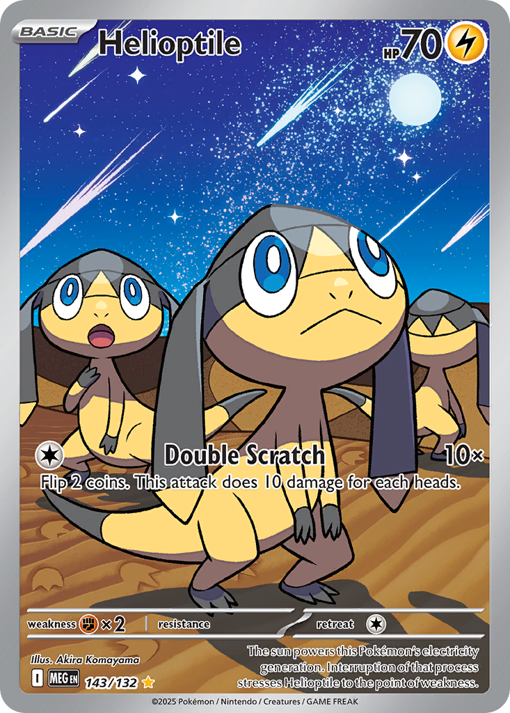 Helioptile — Mega Evolution #143 / 132