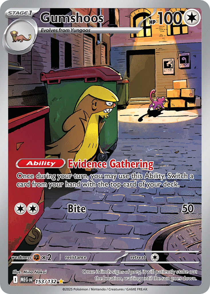 Gumshoos — Mega Evolution #153 / 132
