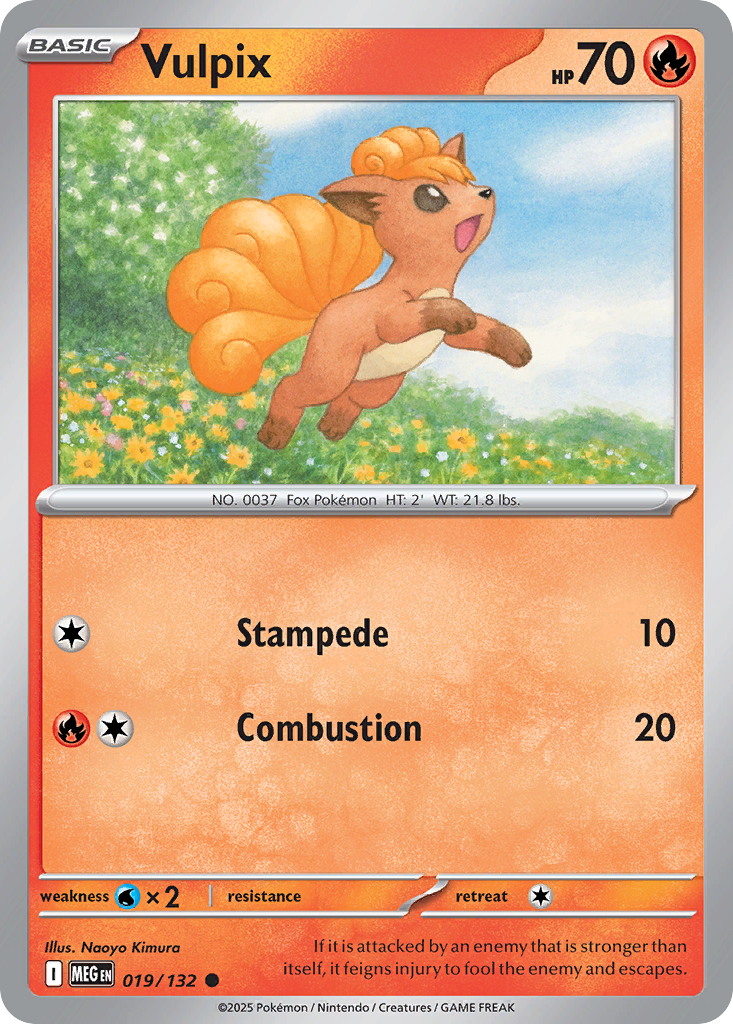 Vulpix — Mega Evolution #019 / 132