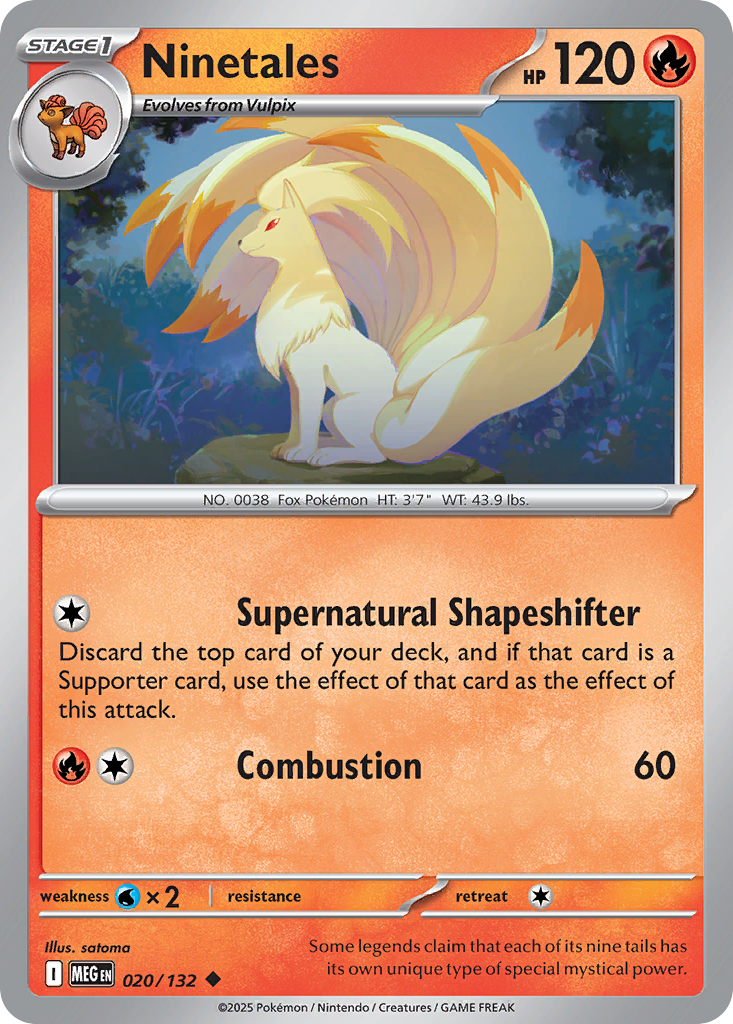 Ninetales — Mega Evolution #020 / 132