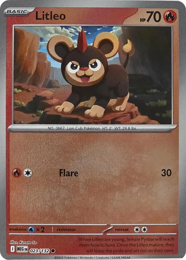 Litleo — Mega Evolution #023 / 132