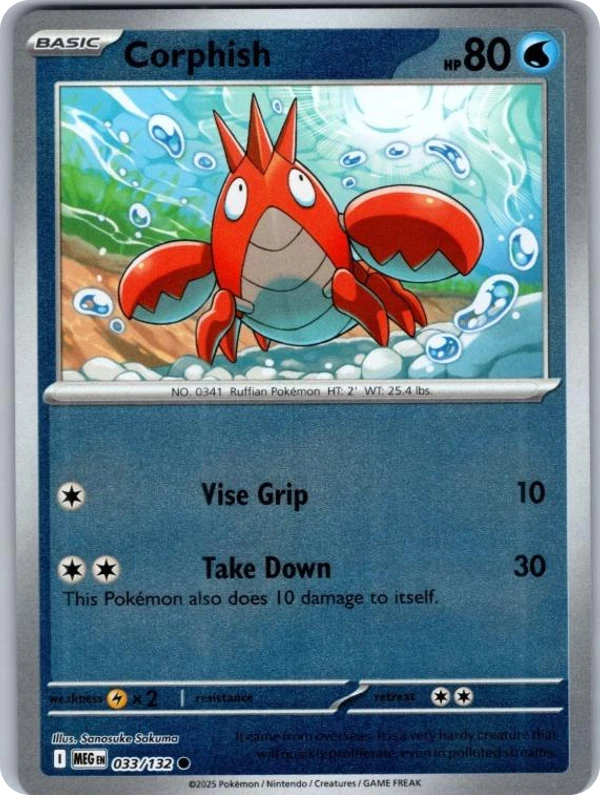 Corphish — Mega Evolution #033 / 132