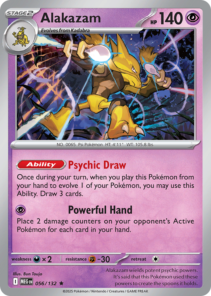 Alakazam — Mega Evolution #056 / 132