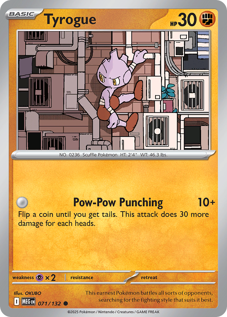 Tyrogue — Mega Evolution #071 / 132