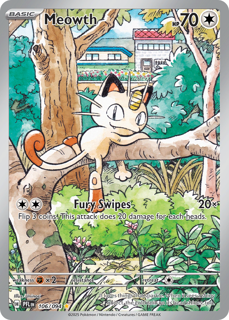Meowth — Phantasmal Flames #106 / 94