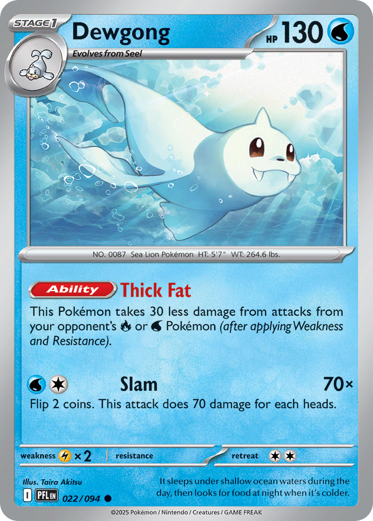 Dewgong — Phantasmal Flames #022 / 94