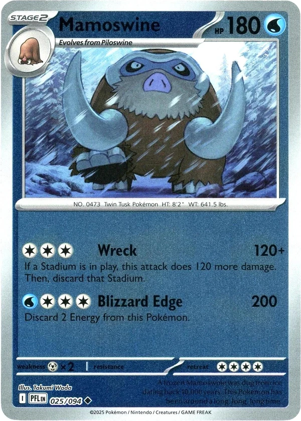 Mamoswine — Phantasmal Flames #025 / 94