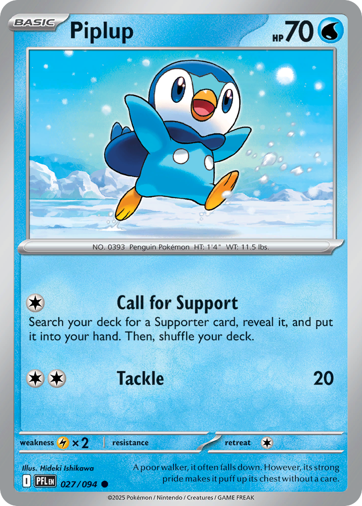 Piplup — Phantasmal Flames #027 / 94
