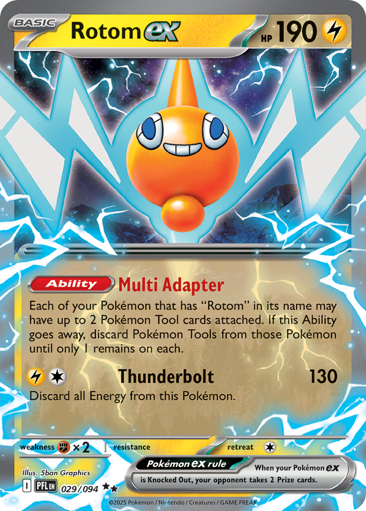 Rotom ex — Phantasmal Flames #029 / 94