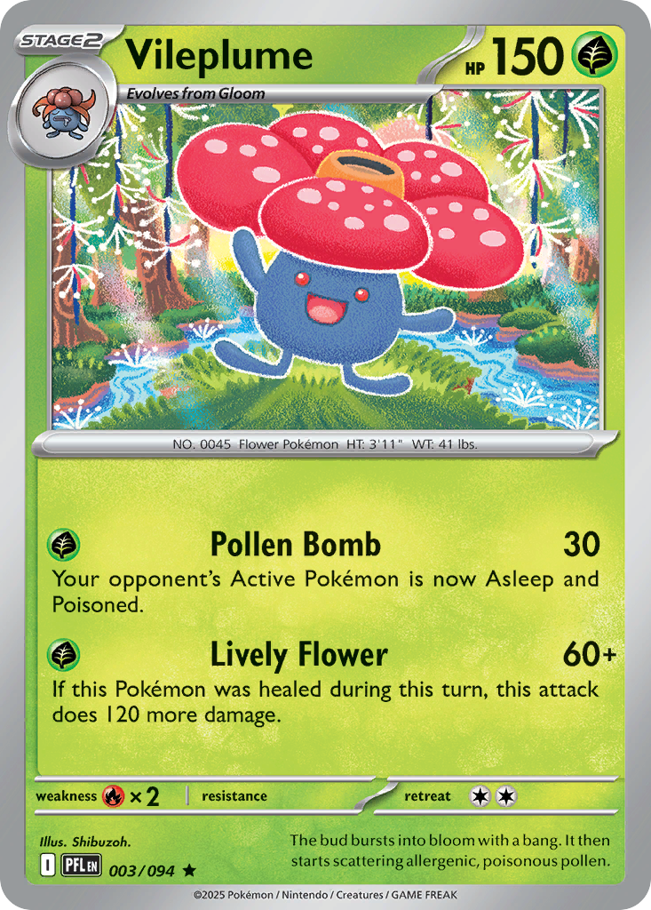 Vileplume — Phantasmal Flames #003 / 94
