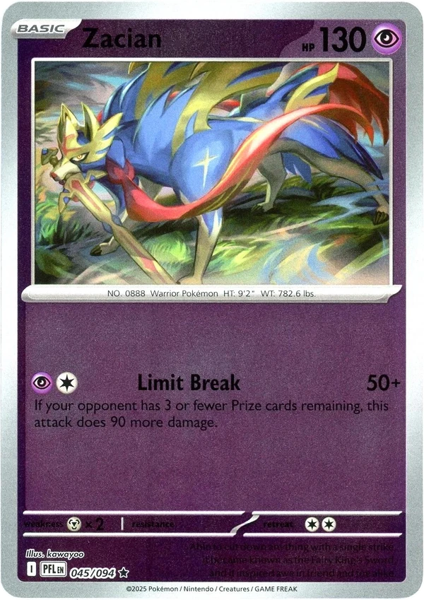 Zacian — Phantasmal Flames #045 / 94