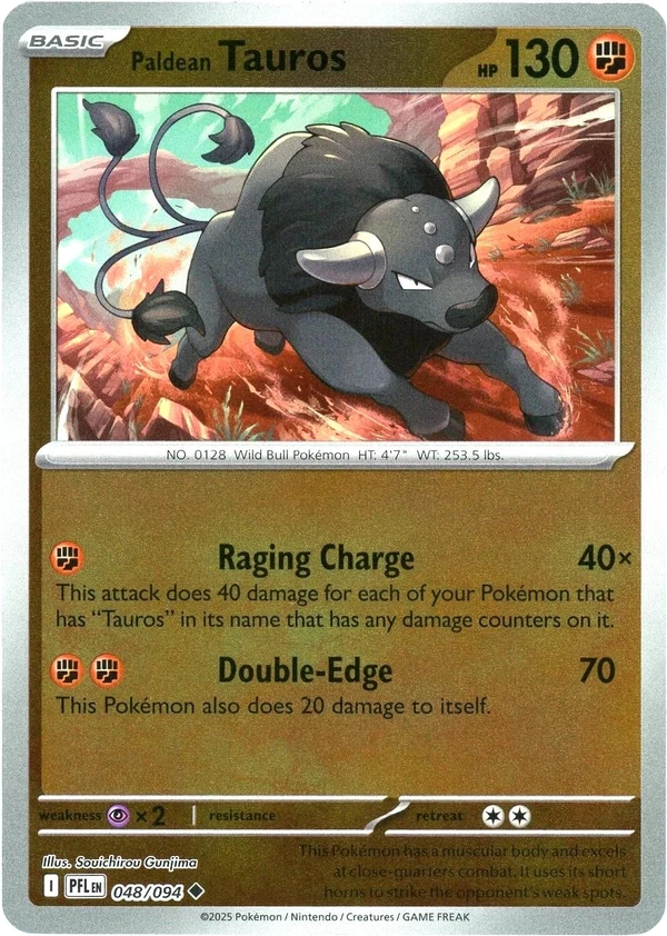 Paldean Tauros — Phantasmal Flames #048 / 94