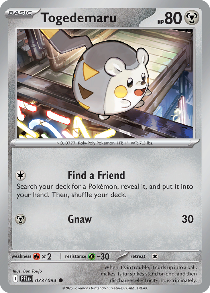 Togedemaru — Phantasmal Flames #073 / 94