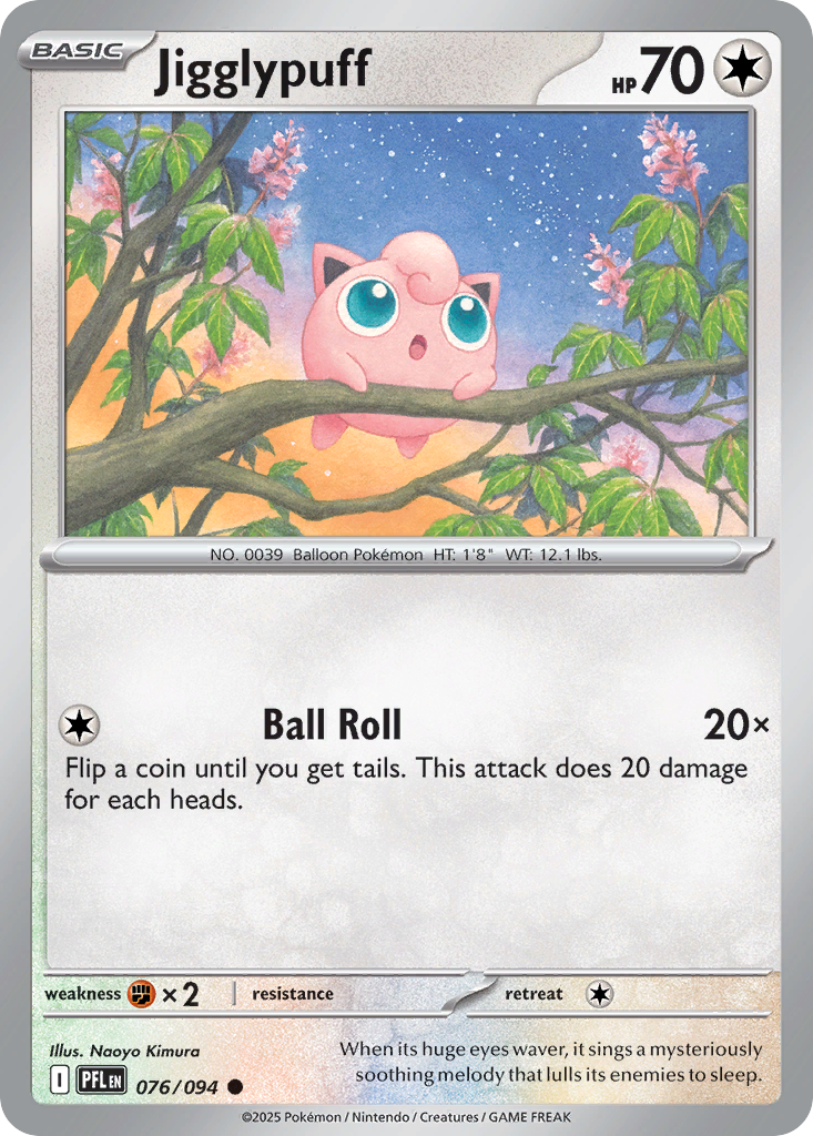 Jigglypuff — Phantasmal Flames #076 / 94