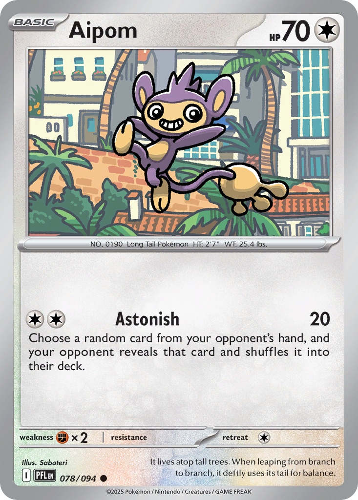 Aipom — Phantasmal Flames #078 / 94