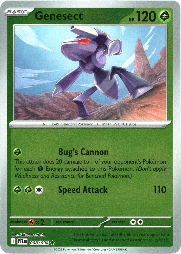 Genesect — Phantasmal Flames #008 / 94