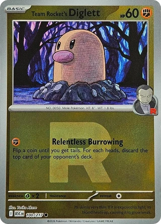 Team Rocket's Diglett