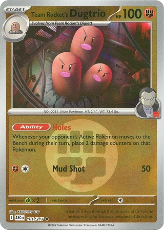 Team Rocket's Dugtrio