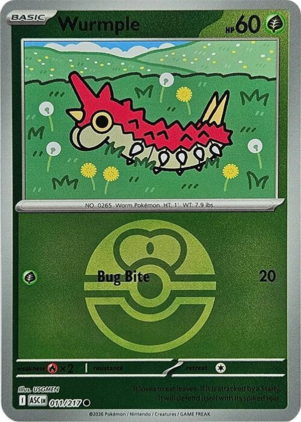Wurmple — Ascended Heroes #011 / 217