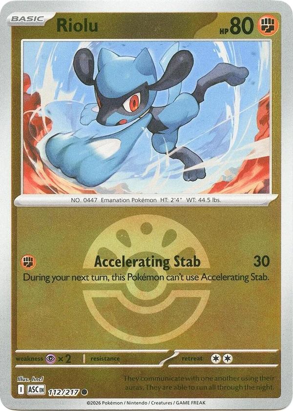 Riolu — Ascended Heroes #112 / 217