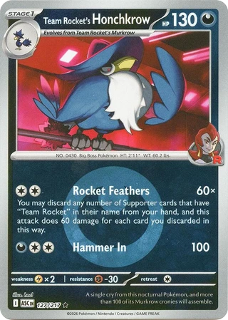 Team Rocket's Honchkrow