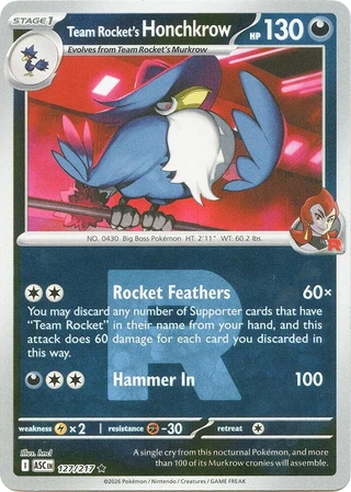 Team Rocket's Honchkrow