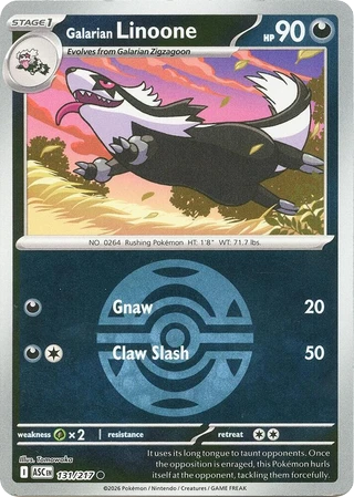 Galarian Linoone