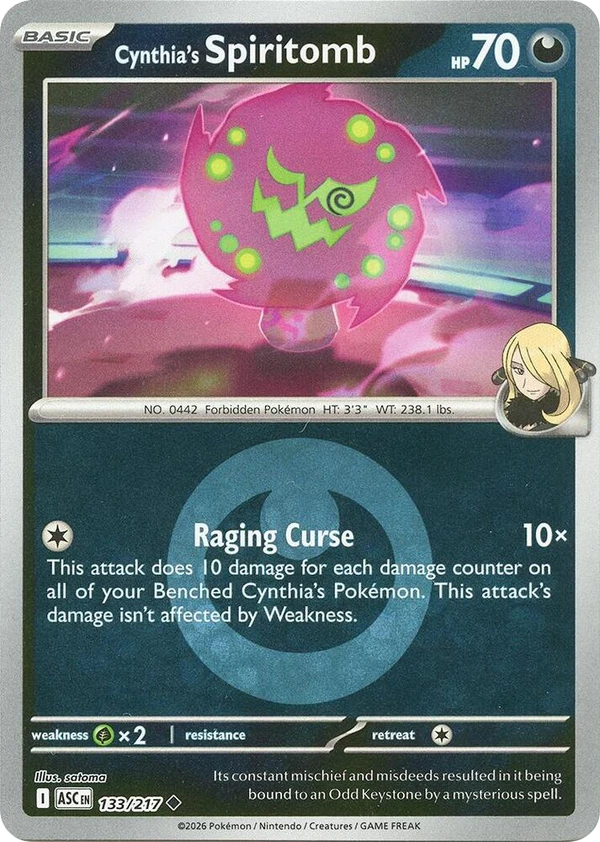 Cynthia's Spiritomb — Ascended Heroes #133 / 217