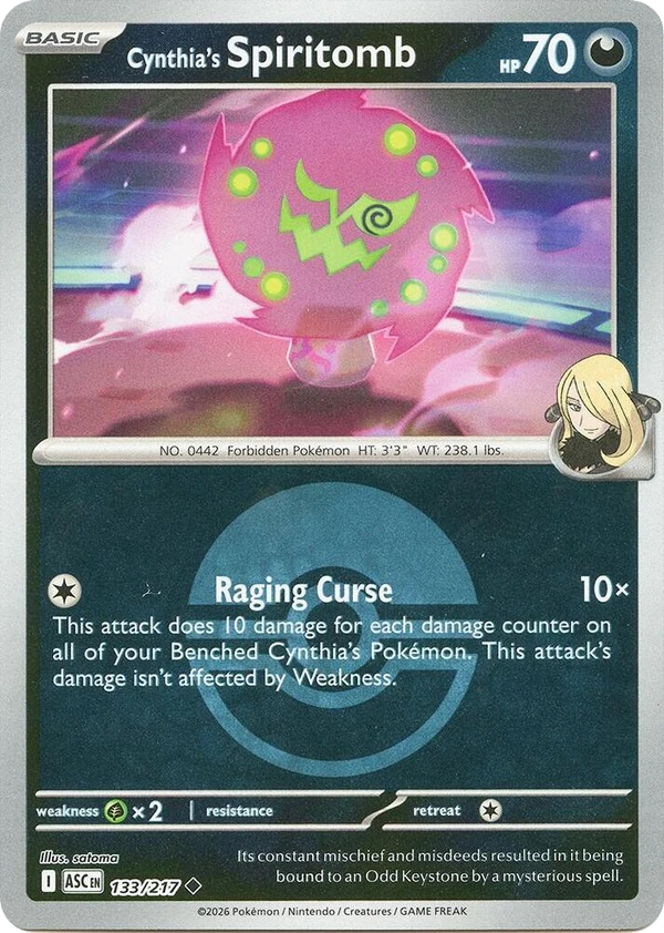 Cynthia's Spiritomb — Ascended Heroes #133 / 217
