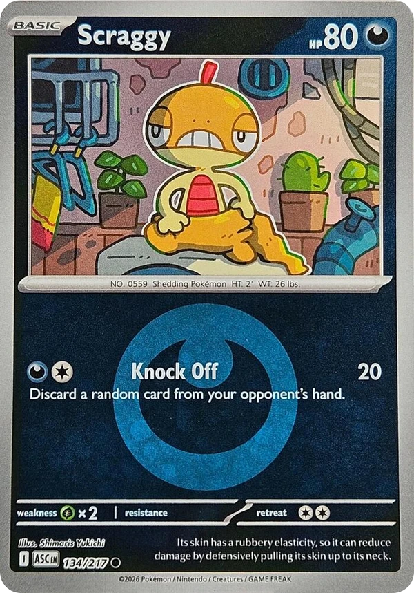 Scraggy — Ascended Heroes #134 / 217