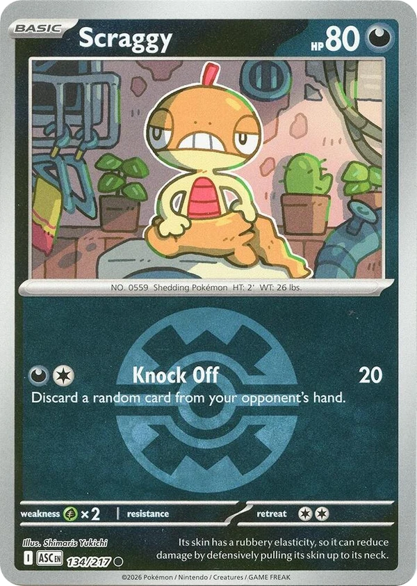 Scraggy — Ascended Heroes #134 / 217