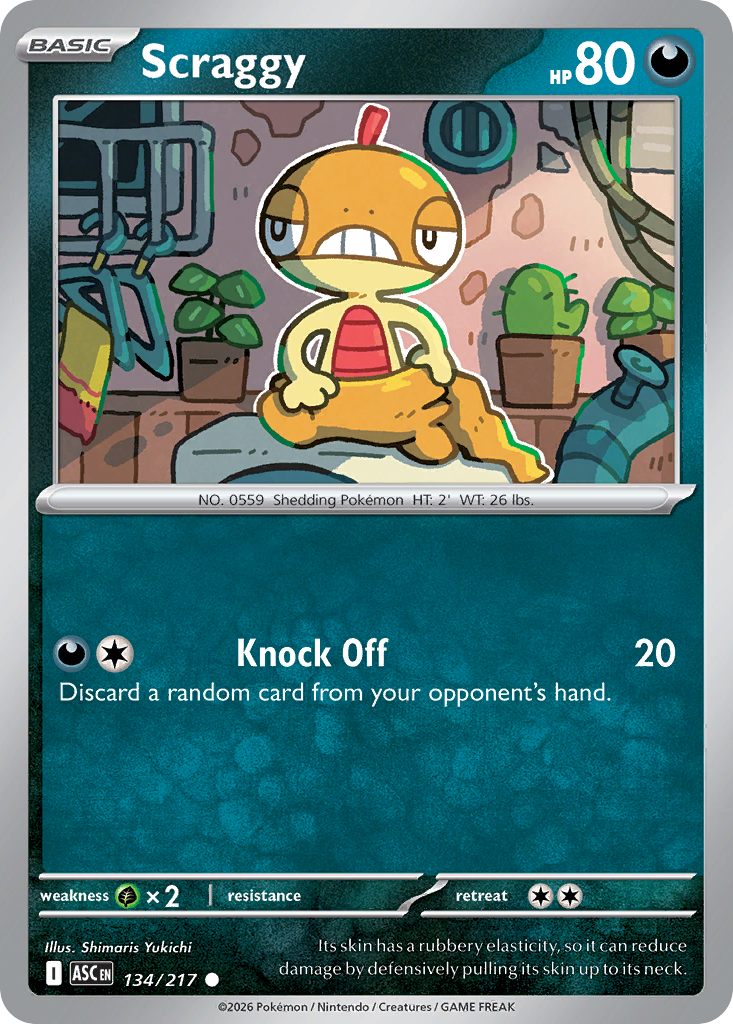 Scraggy — Ascended Heroes #134 / 217