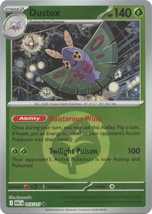 Dustox — Ascended Heroes #015 / 217