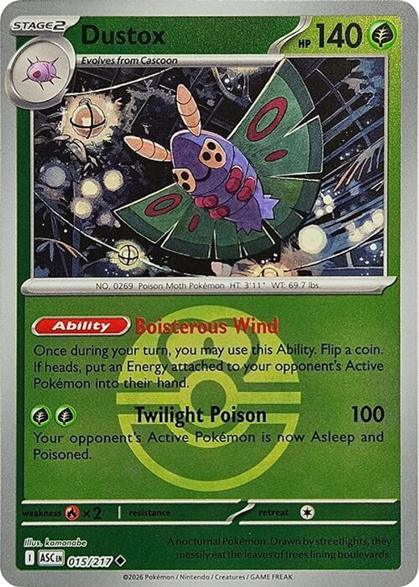 Dustox — Ascended Heroes #015 / 217