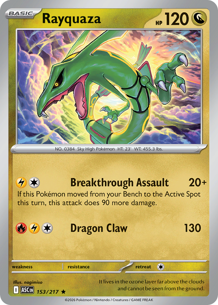 Rayquaza — Ascended Heroes #153 / 217
