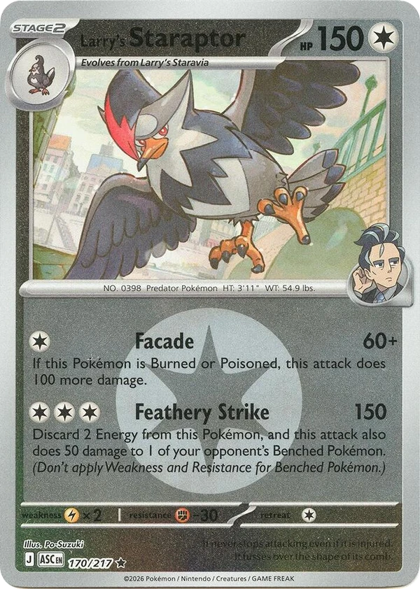 Larry's Staraptor — Ascended Heroes #170 / 217