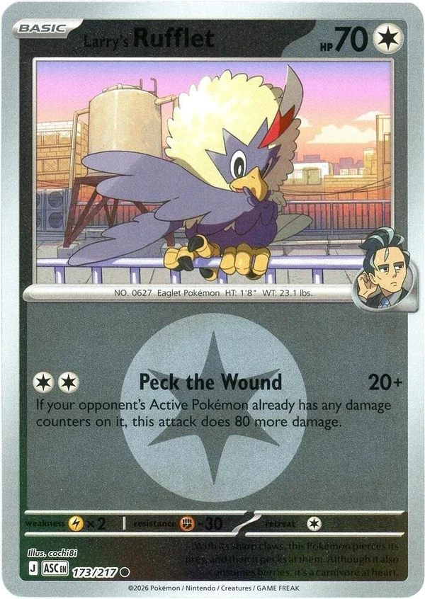 Larry's Rufflet — Ascended Heroes #173 / 217