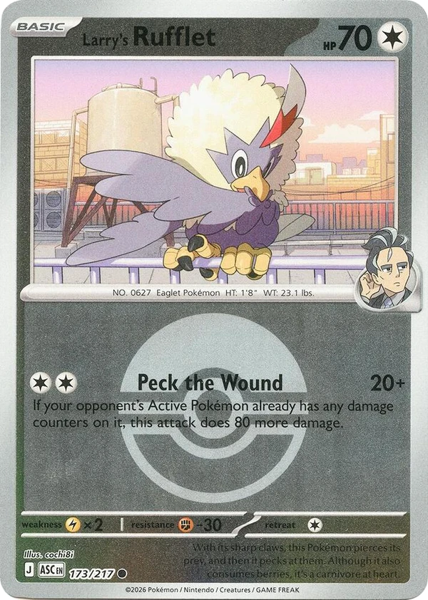 Larry's Rufflet — Ascended Heroes #173 / 217