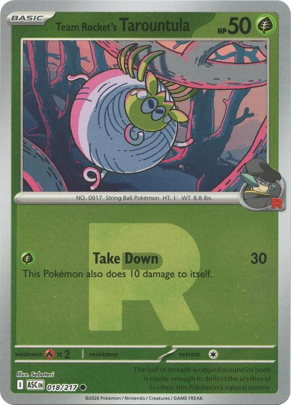 Team Rocket's Tarountula — Ascended Heroes #018 / 217
