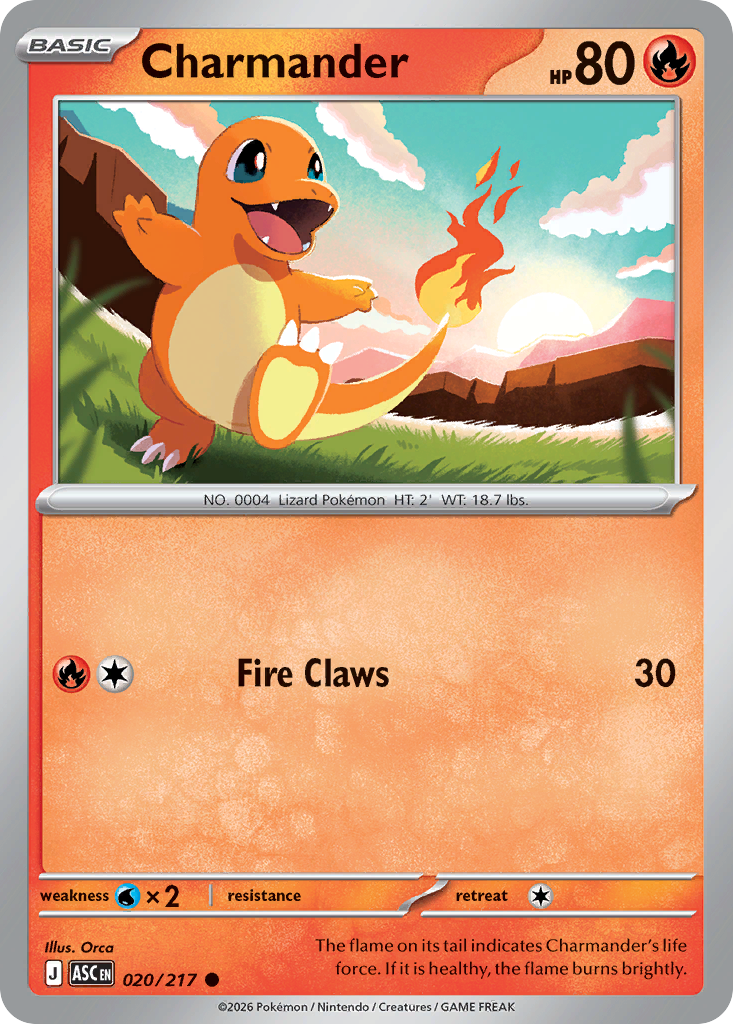 Charmander — Ascended Heroes #020 / 217