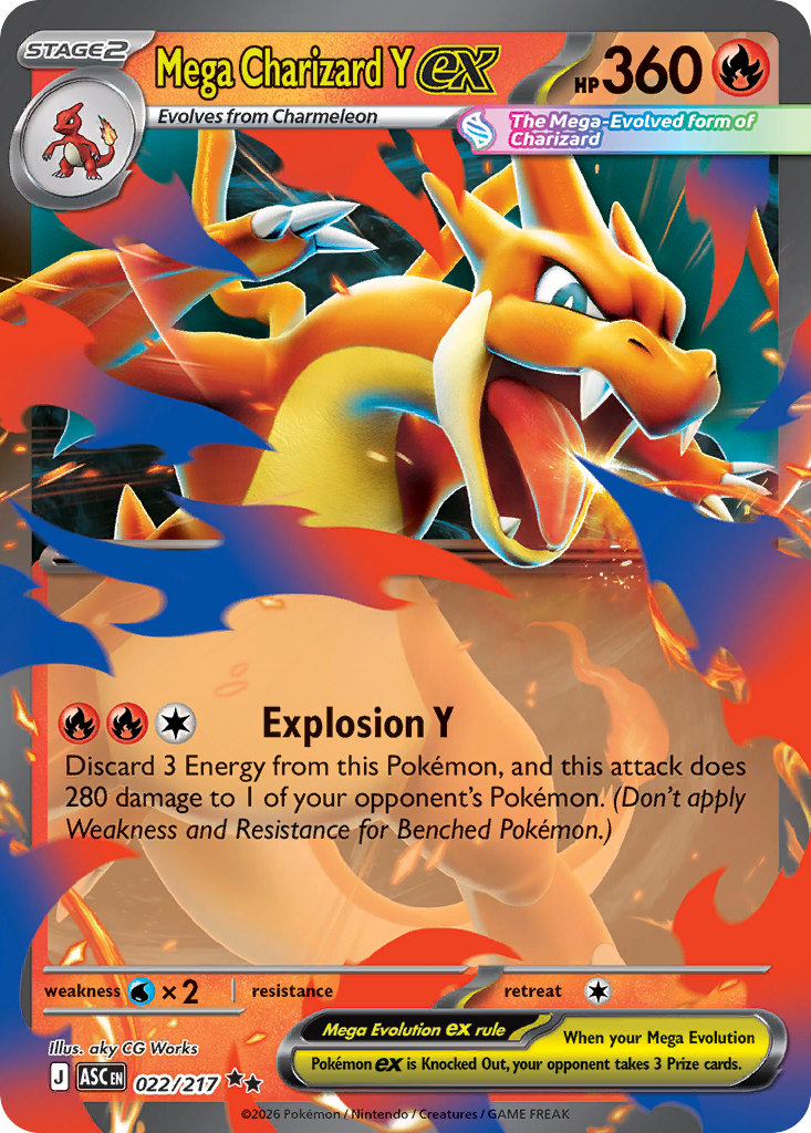 Mega Charizard Y ex — Ascended Heroes #022 / 217
