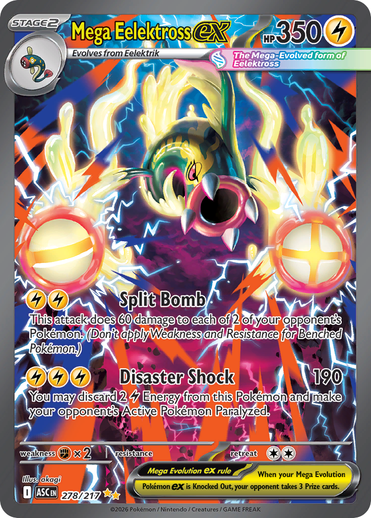 Mega Eelektross ex — Ascended Heroes #278 / 217