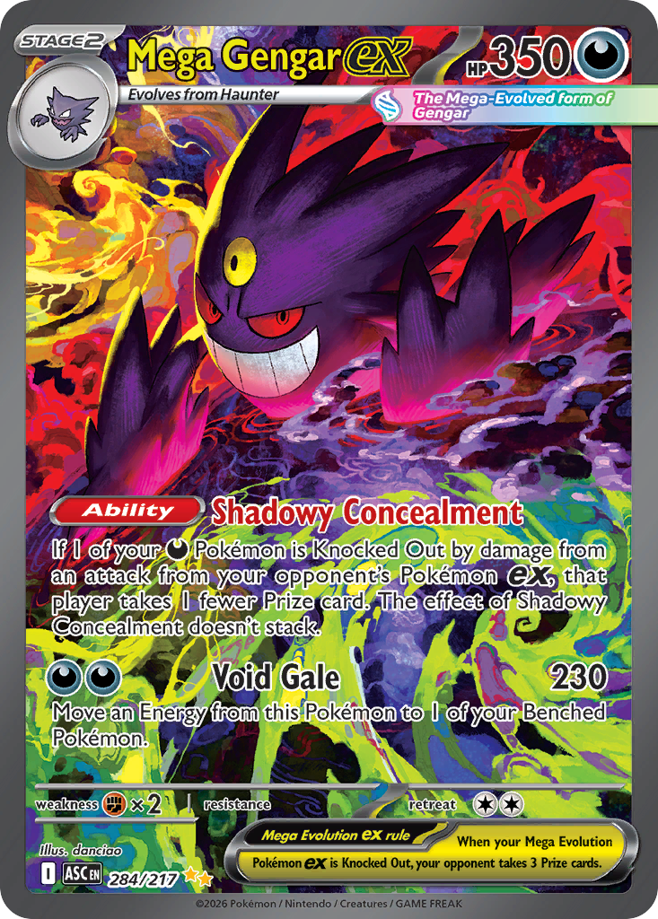 Mega Gengar ex — Ascended Heroes #284 / 217