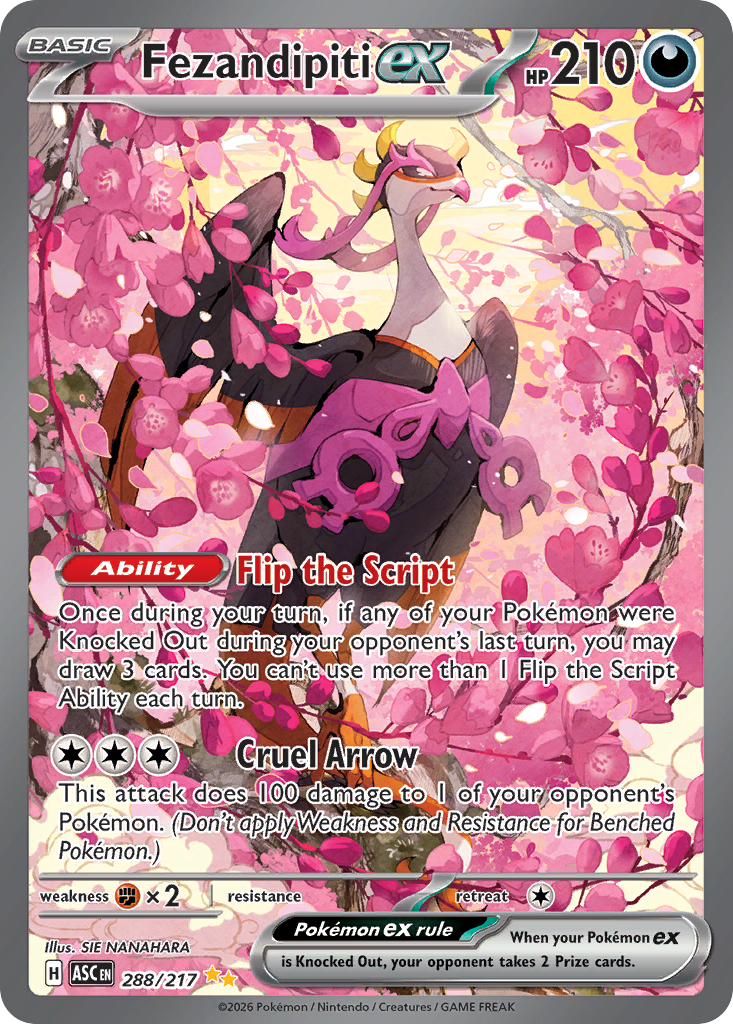 Fezandipiti ex — Ascended Heroes #288 / 217