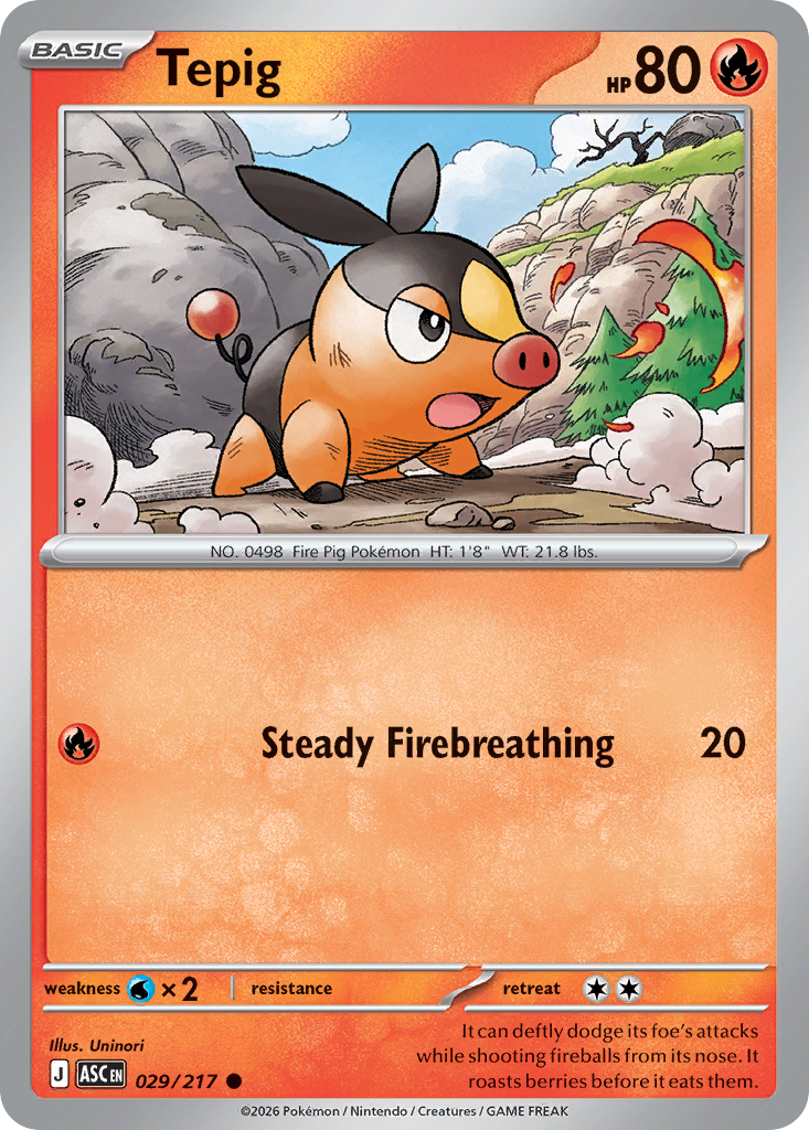 Tepig — Ascended Heroes #029 / 217