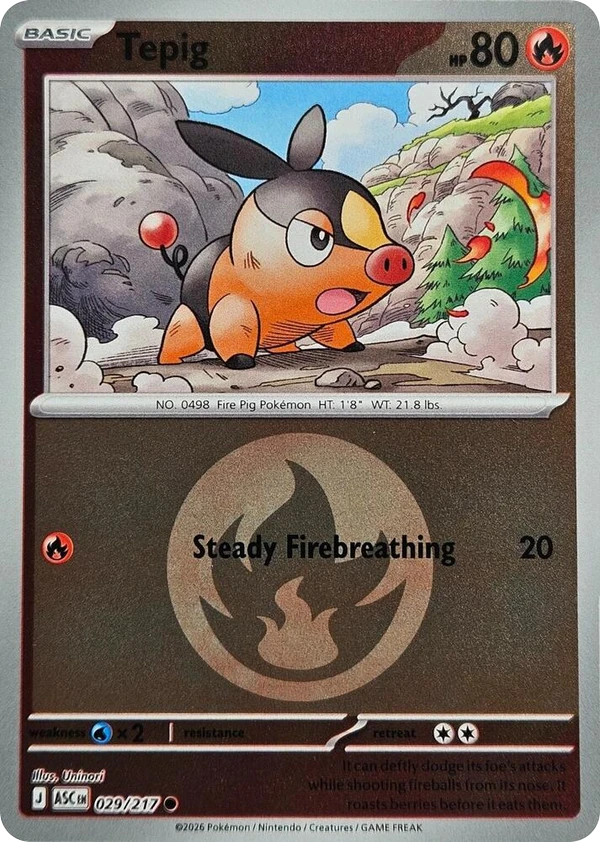 Tepig — Ascended Heroes #029 / 217