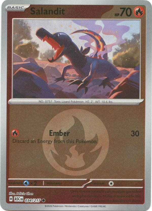 Salandit — Ascended Heroes #034 / 217