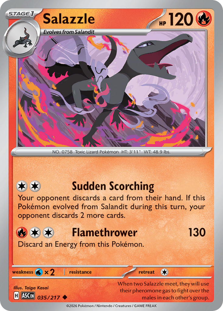 Salazzle — Ascended Heroes #035 / 217