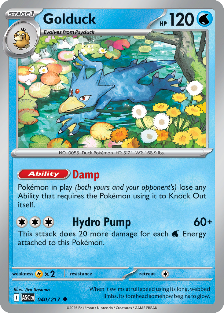 Golduck — Ascended Heroes #040 / 217