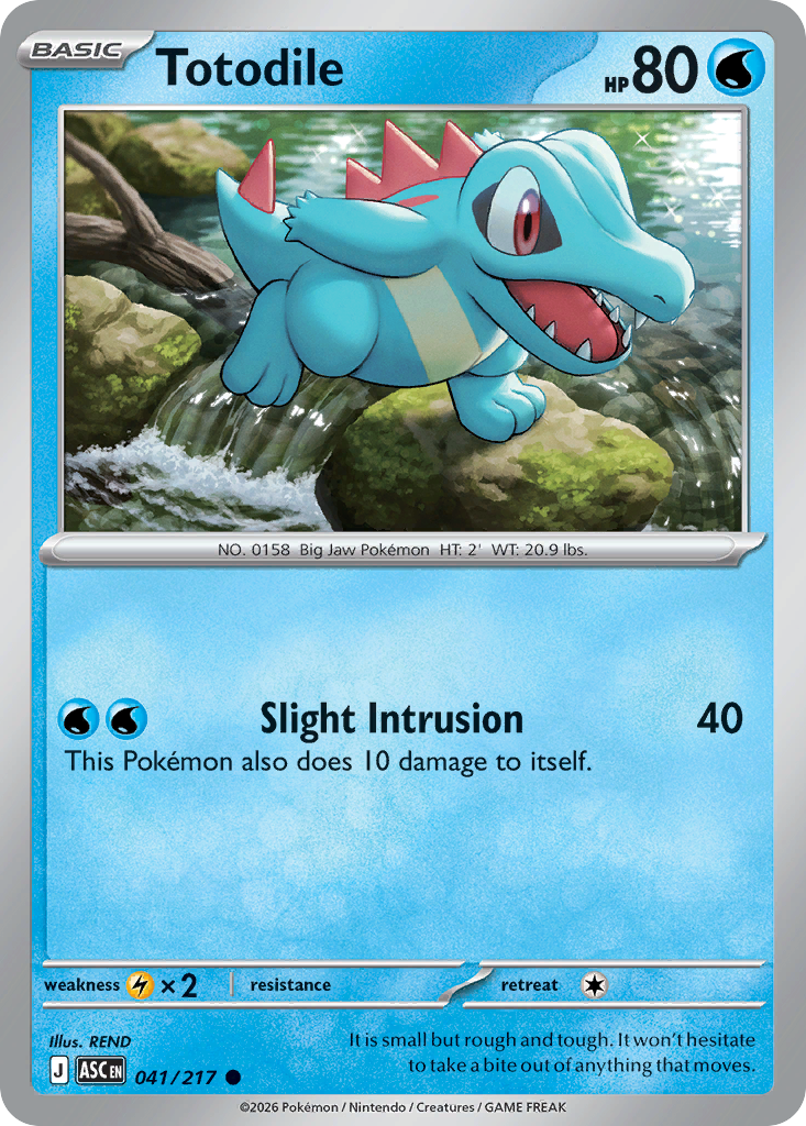 Totodile — Ascended Heroes #041 / 217